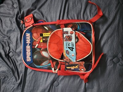 Spiderman Bag Pack Brand New!!! 4 PC Set