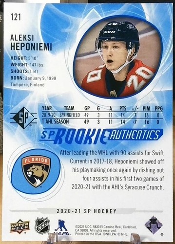 2020-21 Upper Deck SP Rookie Authentics u-pick - Picture 32 of 54