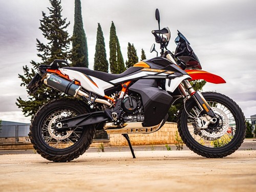 Scarico GPR Dual Poppy carbonio omologato KTM Adventure 890 2020-2024 - Picture 2 of 5