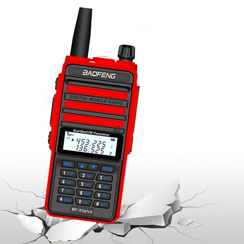 BAOFENG X3 PLUS 18W 9500MAH 30KM 128CH VOX FM RADIO WALKIE-TALKIE HAND-FUNKGERÄT - Afbeelding 7 van 12