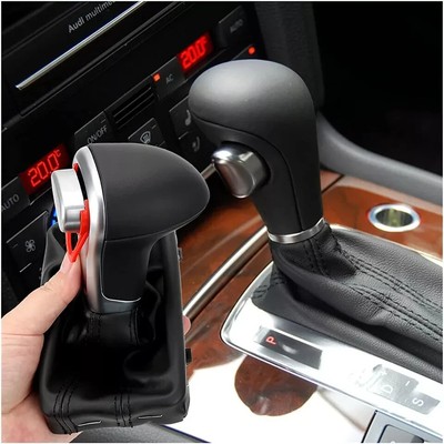 Automatic Gear Shift Knob Gearbox Handle For Audi A6 A5 A4 A3 Q5 Q7 2008+