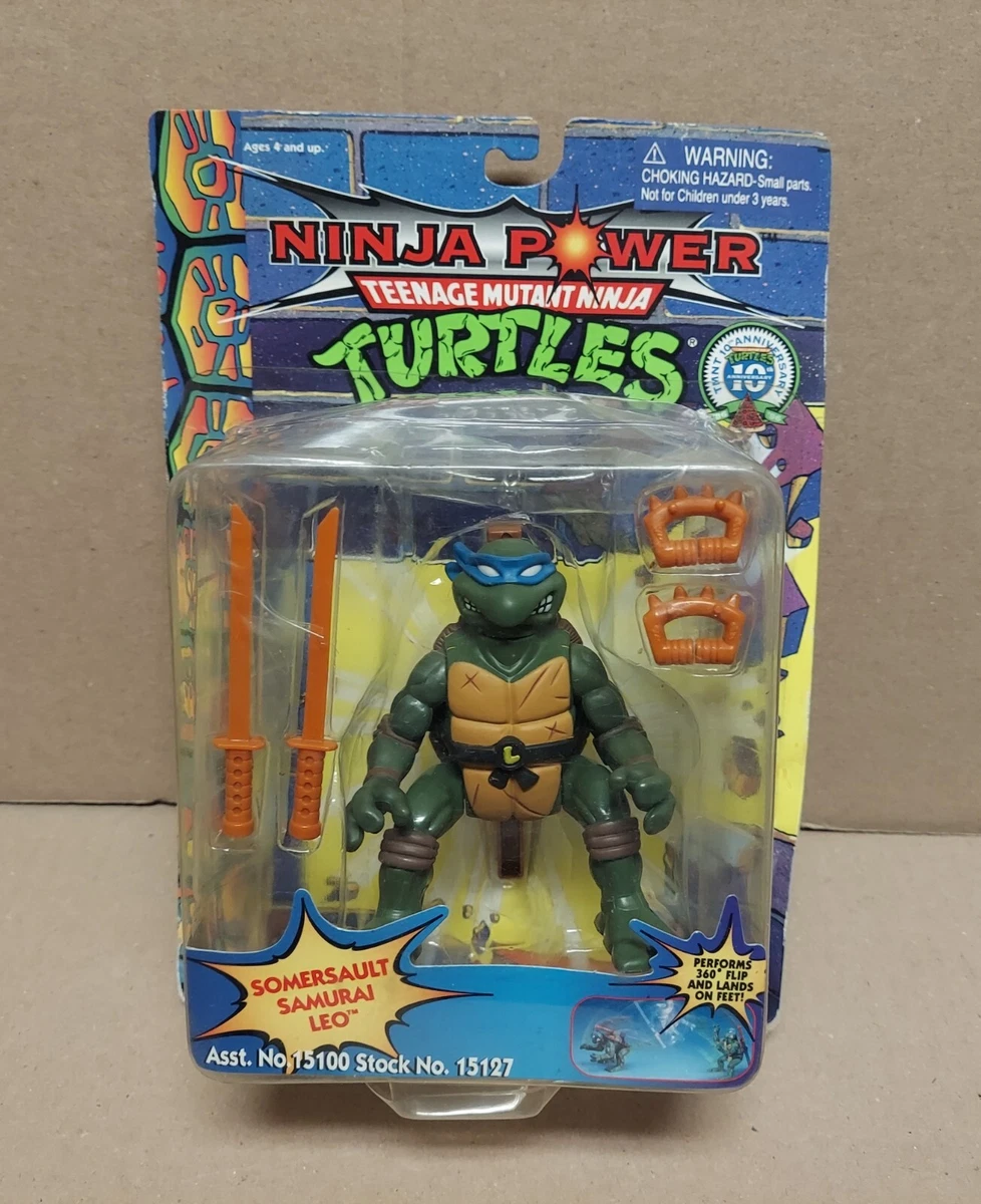 Teenage Mutant Ninja Turtles Somersault Samurai Leo Figure New