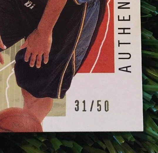 2002-03 SP Game Used Authentic Rookie Gold #129 Matt Barnes #ED /50 Cavaliers - Image 2 of 3