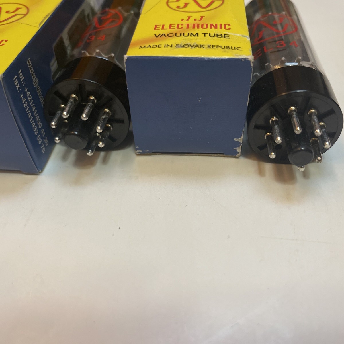 JJ EL34 Matched Tube Pair Nos Tested | eBay