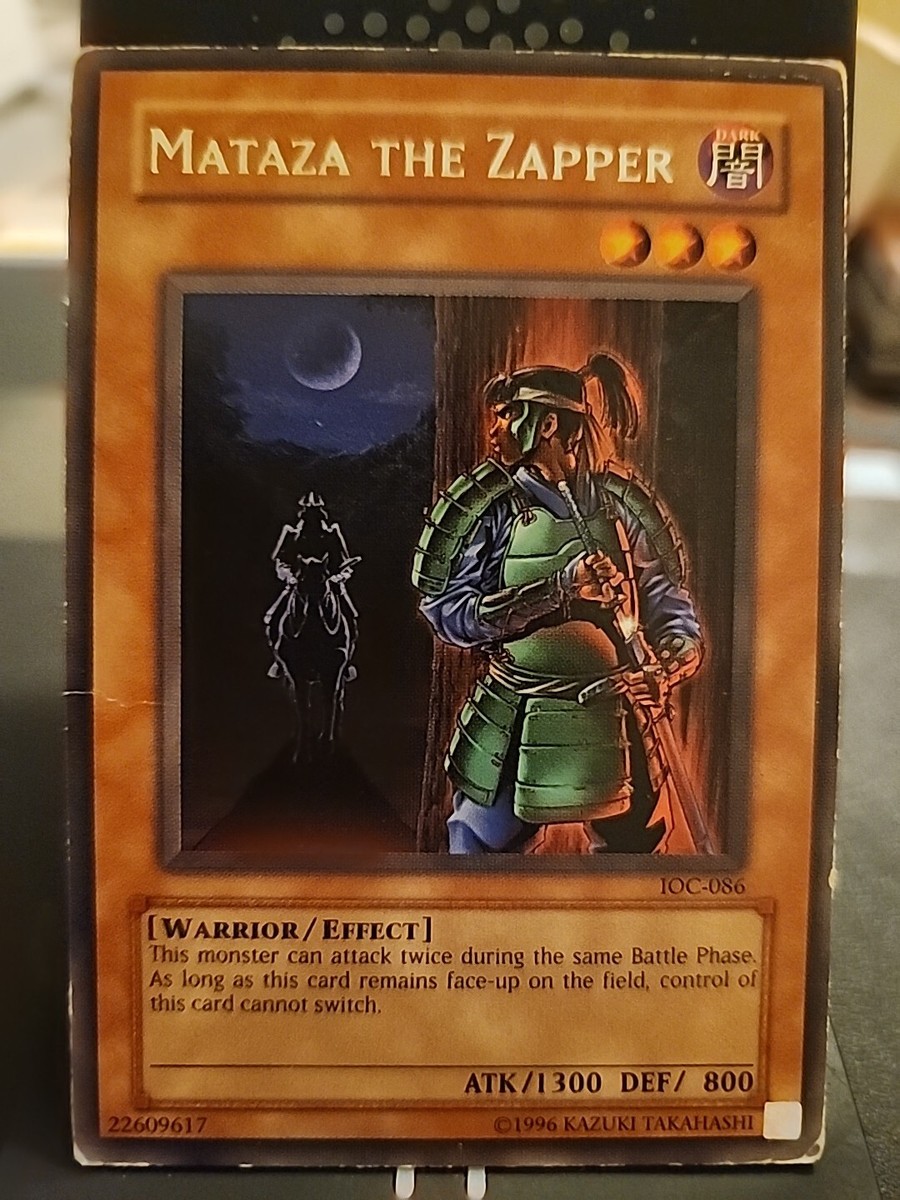 Mataza the Zapper - Rare Foil - Yugioh Dark Monster - Vintage | eBay