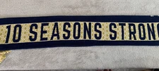 Philadelphia Union 10 Seasons Strong Soccer Scarf / 60" x 7"