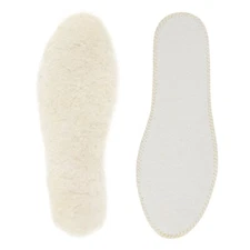 riemot Thick Sheepskin Fleece Cozy Winter Insoles Insert Slipper Boot Reline Pad