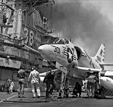 "USS Shangri-La" Dr. Shrinker, artist giclee photo prints. US Navy CV, CVS- 38