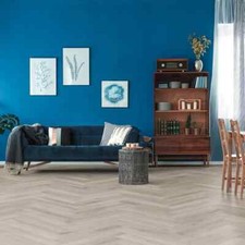 Click LVT Flooring Chateau Grey Oak Herringbone "SAMPLE"