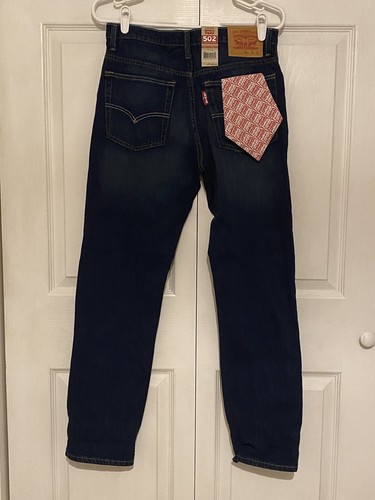 NWT LEVI'S 502 JEANS VERTICAL STRETCH Size 16 REGULAR TAPER 28x28 NEW - Picture 5 of 5