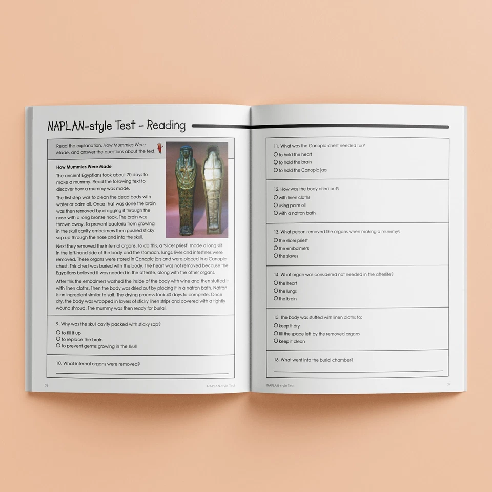 2022 Year 7 Naplan Style Practice Tests Learning Hinkler Book School Zone - Image 2 of 4