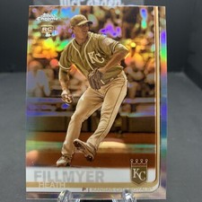 2019 Topps Chrome Sepia Refractor Heath Fillmyer #97 Rookie RC￼ Kansas Royals￼