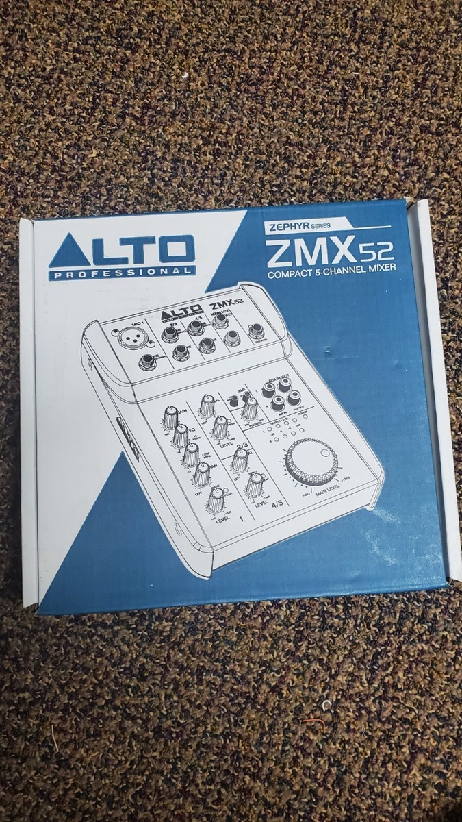 Alto Professional Zephyr ZMX52 Sound Studio 5 Channel
