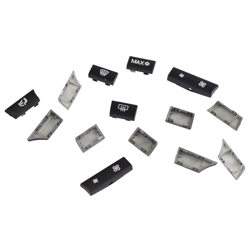 14X Button Key Caps A/C Heater Switch Repair Kit Fit For BMW 5 6 - Foto 5