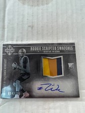 Davis Webb 2017 Panini  Majestic Rookie Patch Auto #106 #054/199 NrMt