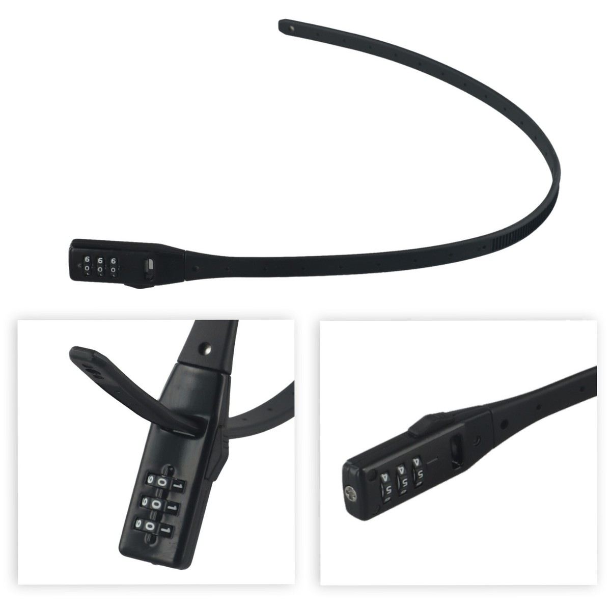 Schwarzes 5-stelliges Zahlenschloss, Diebstahlschutz Für Fahrrad