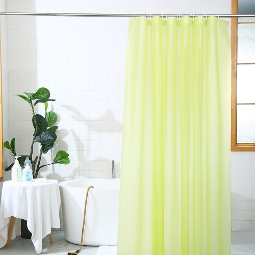 Shower Curtain Waterproof Mould Proof Bathroom Curtains with Hooks 180x180cm - Picture 41 of 47
