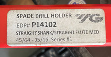 YG SPADE DRILL SERIES 1 45/64-15/16 NEW