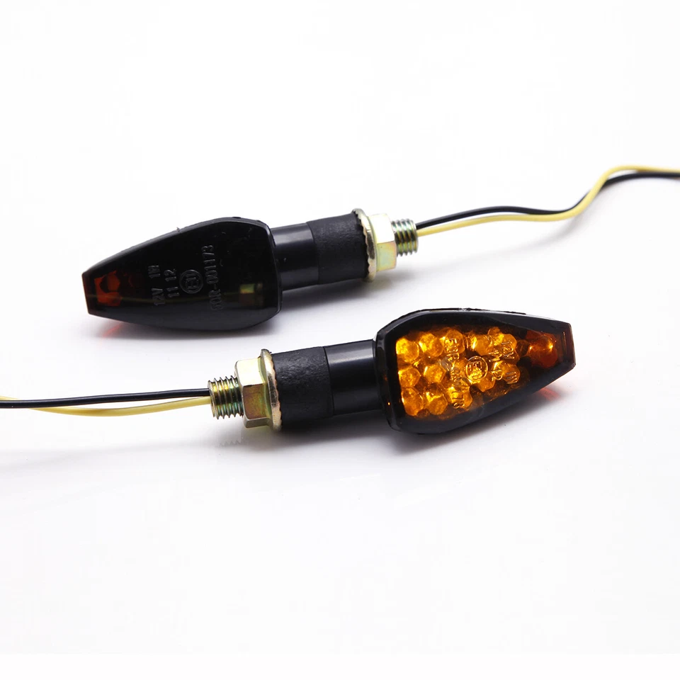 4x Indicadores LED ámbar intermitente para Honda XR650L XR600R XR400R XR250R XL600R Foto 4 de 4