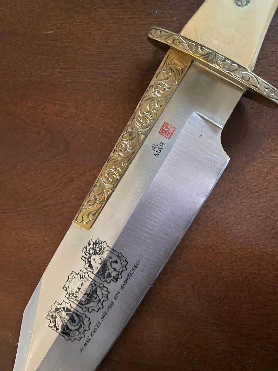 Al mar Ambidextrous Collectible Vintage Fixed Blade Knives for