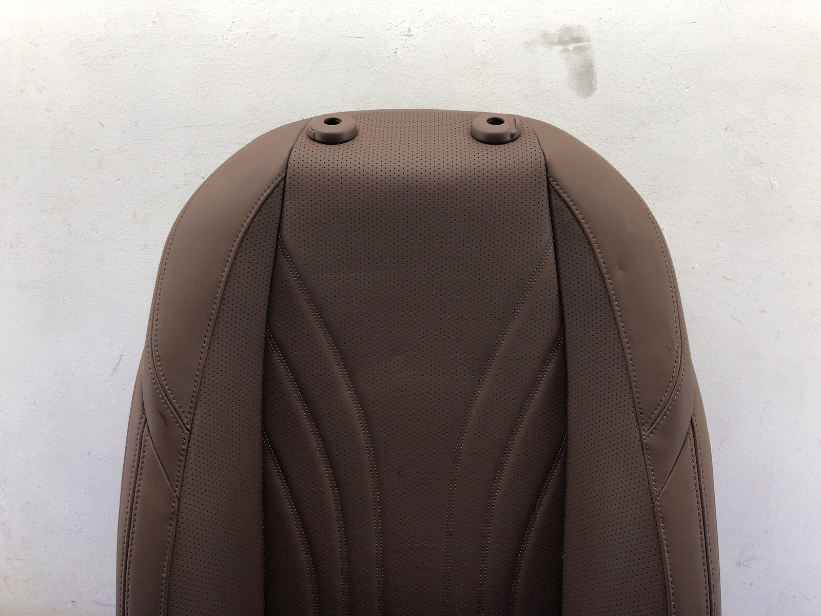 2023 MASERATI GRECALE FRONT LEFT UPPER SEAT CUSHION BROWN LEATHER W/BAG OEM