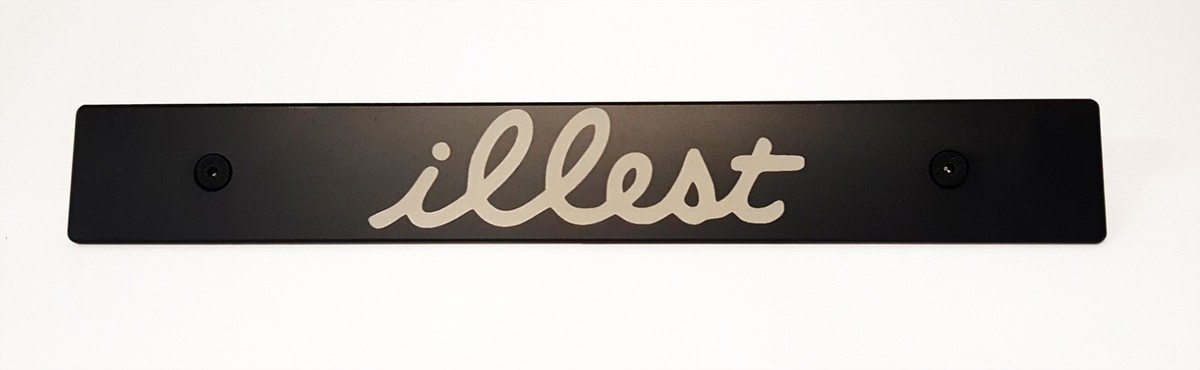 SR] STEALTH Aluminum License Plate Delete w/ illest Style Full