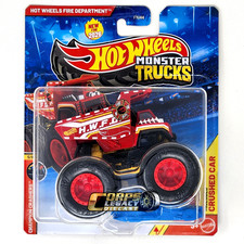 Hot Wheels Monster Trucks Fire Department 164 2026 B Case H.w.f.d. Mattel New