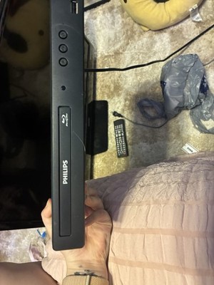 Philips BDP1502/F7 Blu-ray Player 1080p HDMI USB Black w/ Remote DVD Region 1