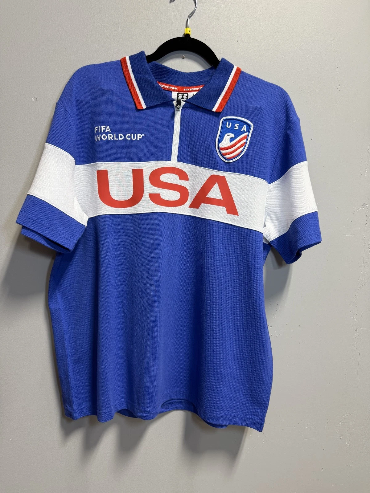 [Clothing Sample] Men's Fifa 2026 World Cup USA Blue Polo Shirt Sz: Medium
