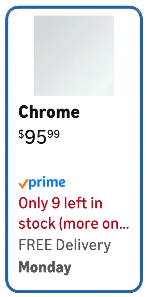 Arandela moderna fazenda única cromada 8,70" A X 4,50" com luz única fosco... - Imagem 2 de 4