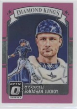 2016 Panini Donruss Optic Diamond Kings Pink Jonathan Lucroy #16 r0m