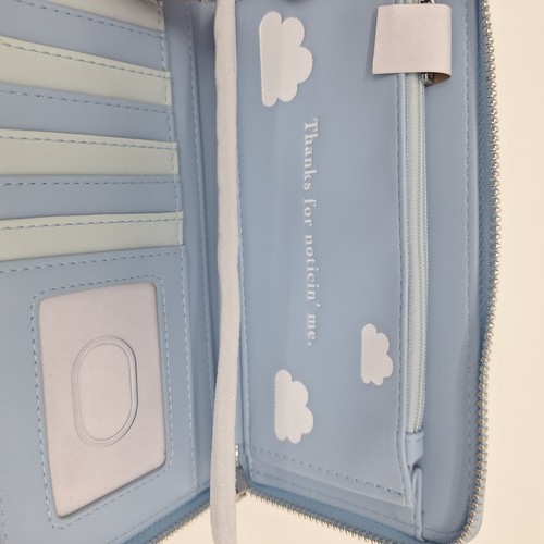 Loungefly Disney Winnie the Pooh Eeyore Light Blue Zip Around Wallet 2023 - Picture 4 of 4