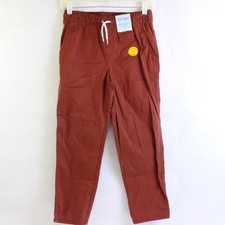 Cat  Jack Dark Red Relaxed Tapered Stretch Pants Size 12 With Tags Flaw