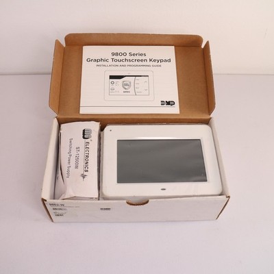 DMP 9800 Series 9862-W Graphic Touchscreen Keypad Open Box White Wireless