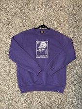 Dickies Purple Crewneck Sweatshirt Men's Small Pullover