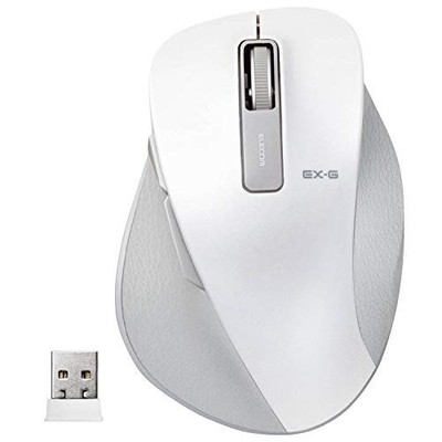ELECOM Maus Funkempfänger inklusive M Größe 5 Tasten Zurück/Vorwärts Tasten