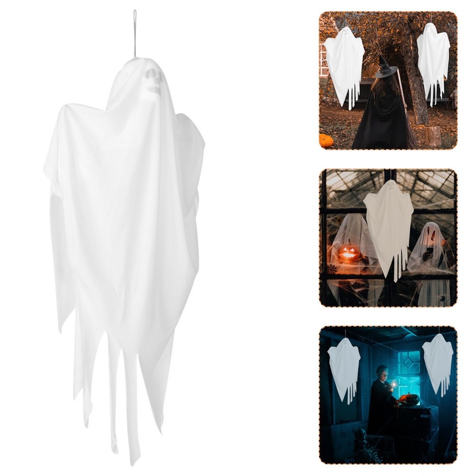 Set Decorazioni Halloween 56 Pezzi - Palloncini, Ragnatele, Banner E 22 Photo Props Per Feste Paurose