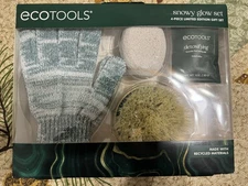 Ecotools Snowy Glow Set 4-Piece Limited Edition Bath Gift Set, 2023, New Box Dmg