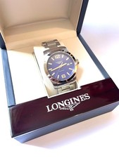 Longines Conquest Men’s Elegant Stainless Steel Swiss Luxury Quartz Watch