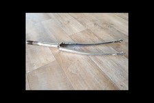 Forcella bicicletta  Cromata Vintage 1'' acciao classica city bike pista corsa