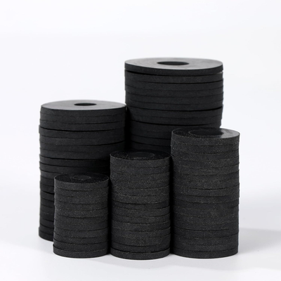 #ad 120Pcs Flat Rubber Washers Assortment Kit16 18 20 25 30Mm Black WasherVibra... $10.95