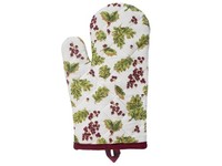 H&H Ofenhandschuh Aus Dekoriertem Wildberry Baumwolle Und Polyester Cm 17X27