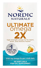 Nordic Naturals Ultimate Omega 2X , 60 Ct, Exp. 09/2028 