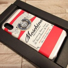 Custodia telefono MOSCHINO iPhone X XS Budweiser (inutilizzata)
