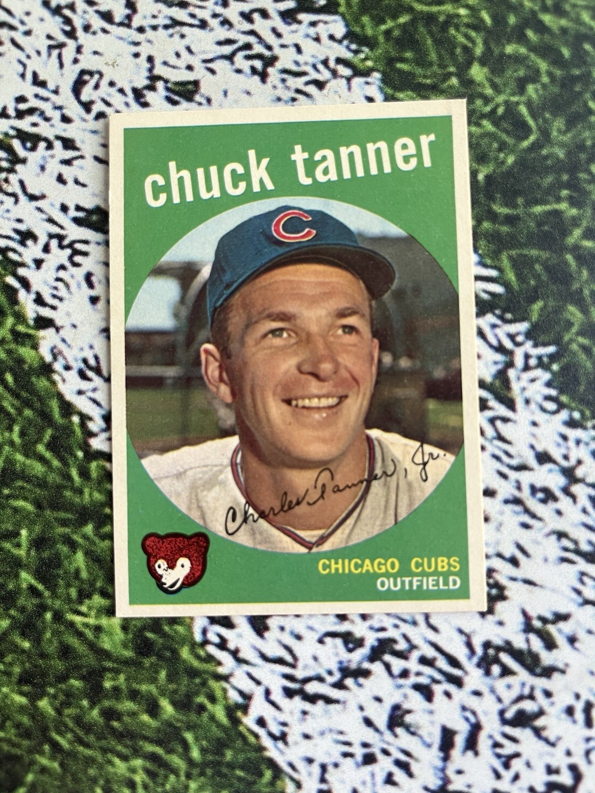 1959 Topps Baseball Chuck Tanner #234 NM Chicago Cubs Low Shipping 