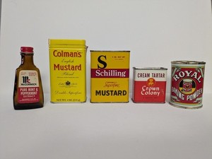 Vintage Schilling Spice Tins | eBay