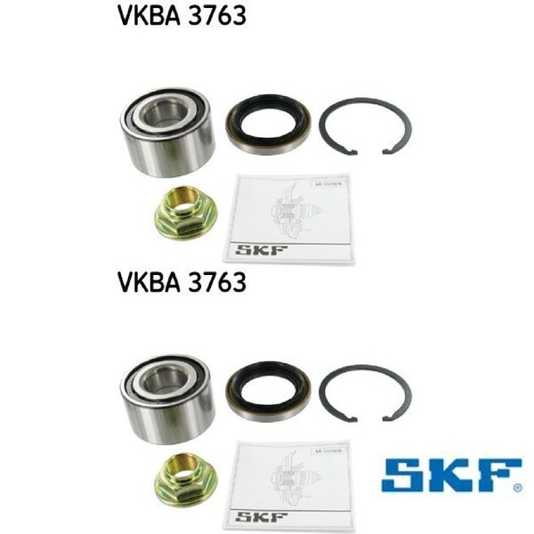 2X Radlagersatz SKF VKBA3763 2 Radlager Satz Links Rechts Vorderachse-image