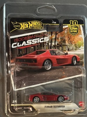 Mattel HOT WHEELS Car Culture Modern Classics Ferrari Testarossa