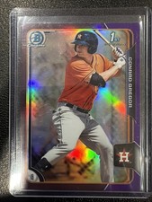 2015 Bowman - Chrome Prospects Conrad Gregor #BCP55 Purple Refractor /250 (RC)