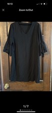 Large Black Dress 100% Polyester From Shein